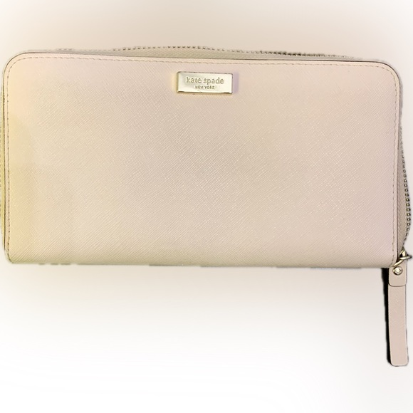 kate spade Handbags - Kate Spade Saffiano , leather zip around wallet